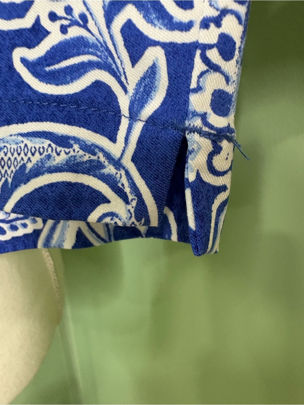 Rafaella Royal Blue & White Floral Men's Shorts - Picture 4 of 5